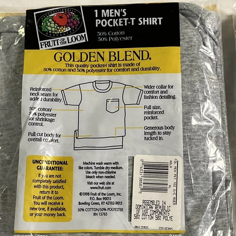 Fruit of the Loom vintage fruit